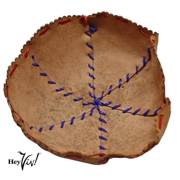 Vintage Child Size Brown Leather Beanie Cap w Family Friends Autographs -Hey Viv - Picture 4 of 7